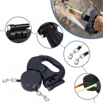 Dvojitá vôdzka pre psov - FlexiPaws