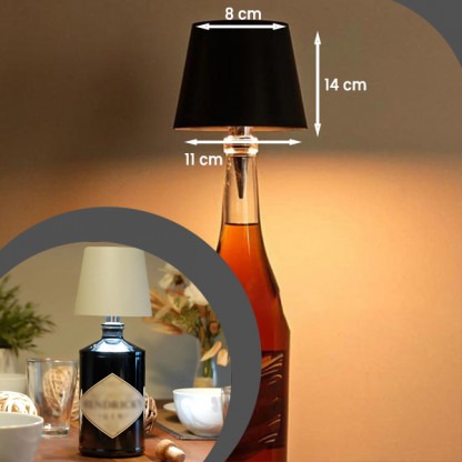 Elegantná bezdrôtová svetlá na fľaše - GlowBottle