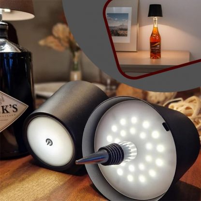 Elegantná bezdrôtová svetlá na fľaše - GlowBottle