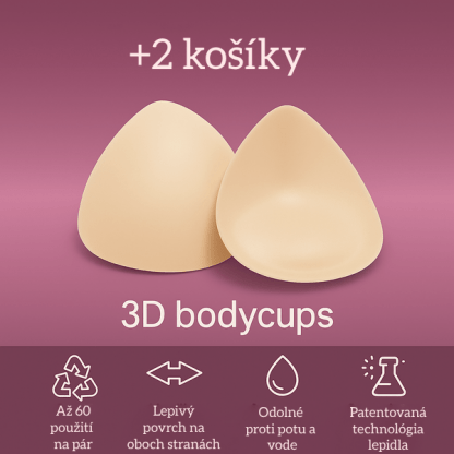 3D Vložky na zdvih pŕs - BodyCups