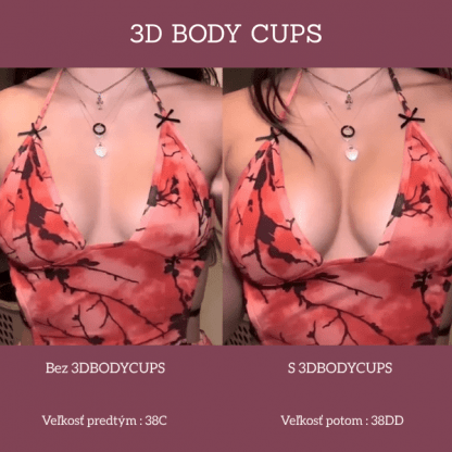 3D Vložky na zdvih pŕs - BodyCups