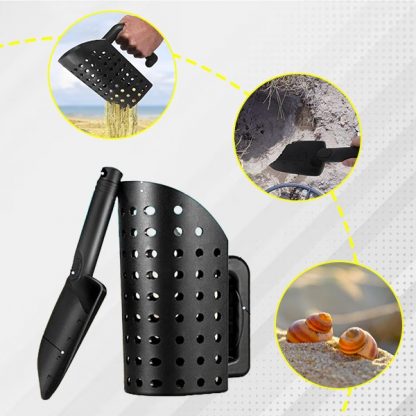 Sitko a lopatka na hľadanie mušlí a iných pokladov – ShellHunter