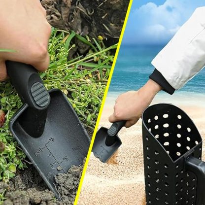 Sitko a lopatka na hľadanie mušlí a iných pokladov – ShellHunter