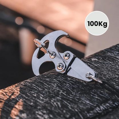2x Mechanický úchyt so skladacou karabínou - GrappleMaster