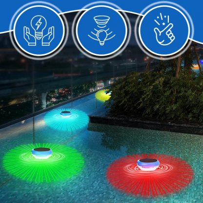 Plávajúce Viacfarebné Svetlá - SolarFloat